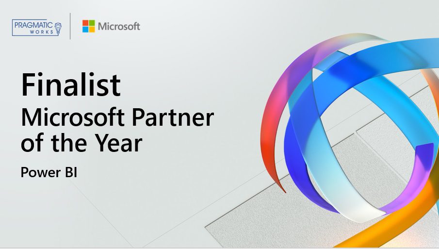 Finalist for Power BI 2020 Microsoft Partner of the Year - 3Cloud