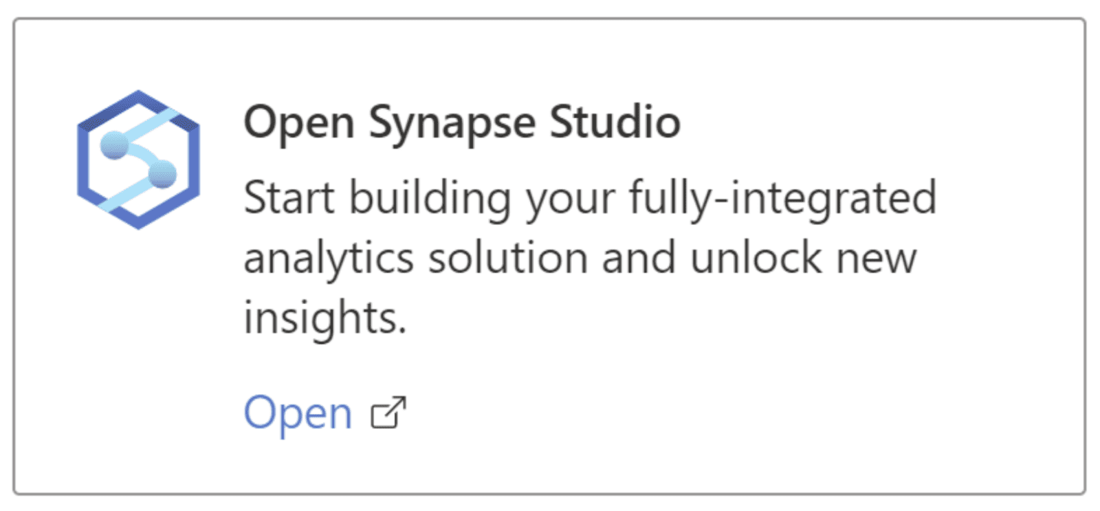 Getting Started - Synapse