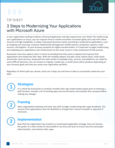 3 Tips for Modernizing Your Applications