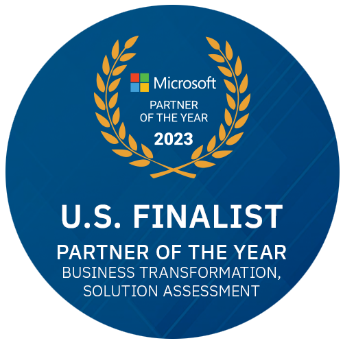 Microsoft Partner of the Year Finalist 2023