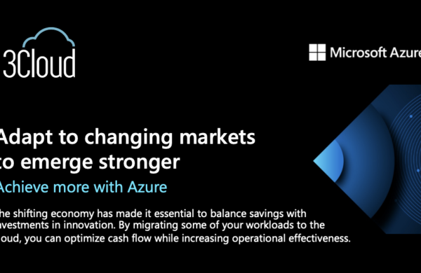 Adapt to changing markets. Achieve more with Azure.