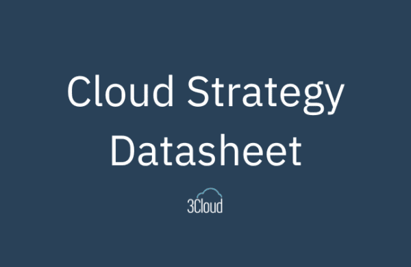 Cloud Strategy Datasheet