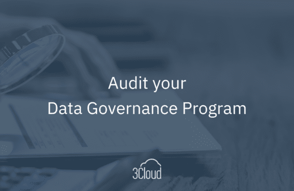 Audit your Data Governance Program