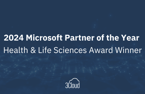 3Cloud Recognized as Winner of the 2024 Microsoft Partner of the Year Health and Life Sciences