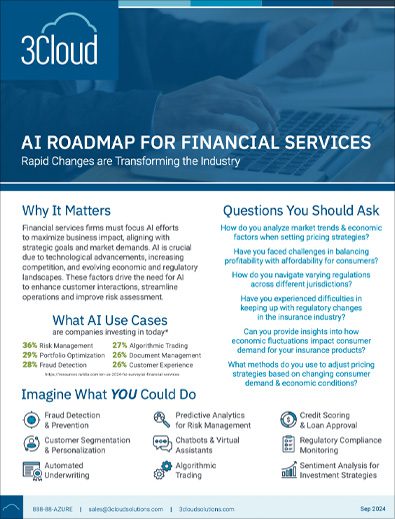 AI Roadmap for the Financial Services Industry Datasheet