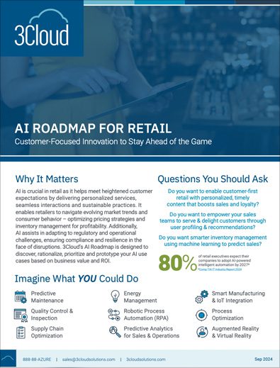 AI Roadmap for the Retail Industry Datasheet